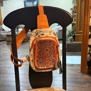 Myra Bag Hair on Hide Leather Backpack